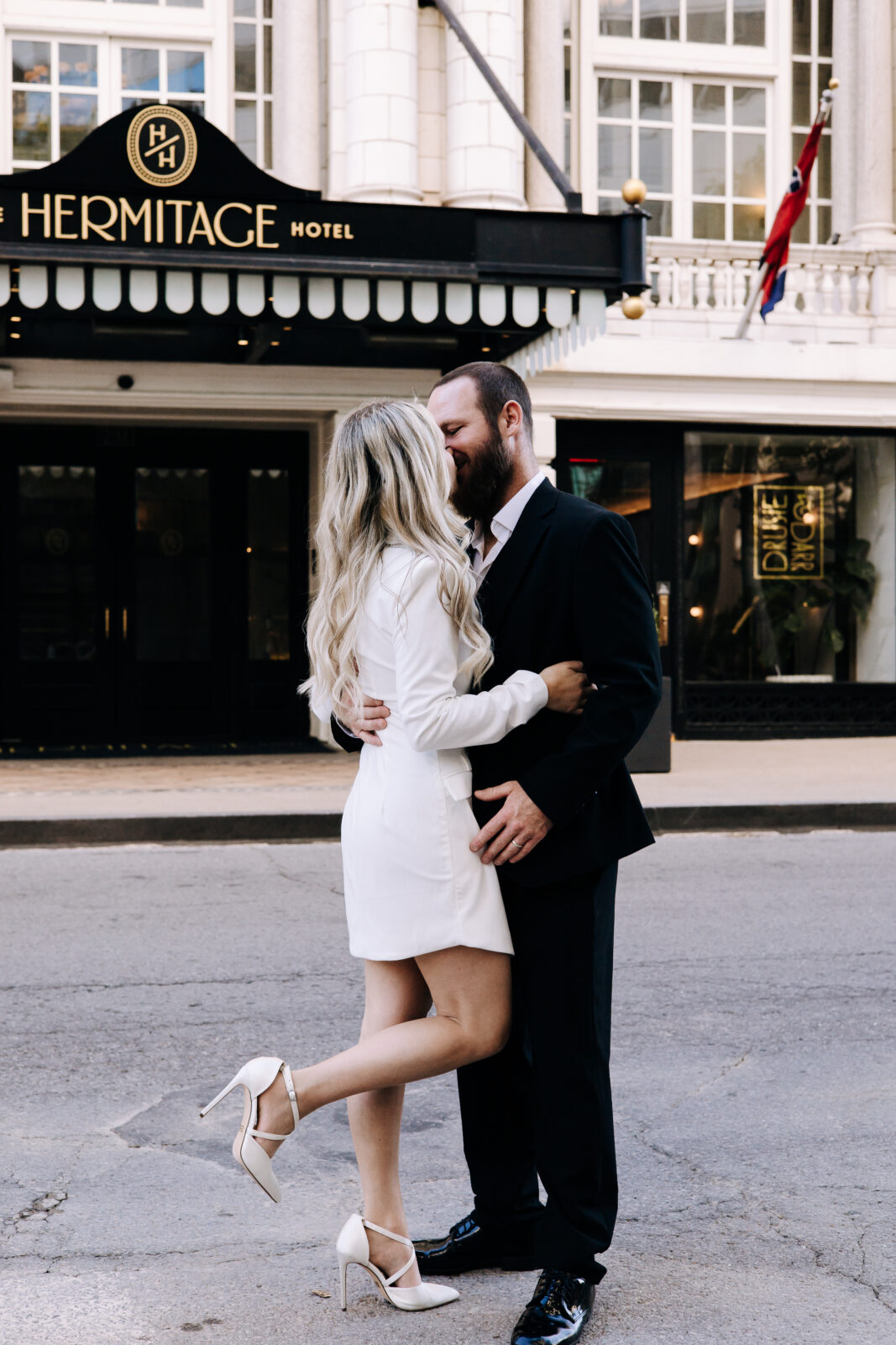 Hermitage Hotel. Nashville Photographer. Elopements in Nashville. Engagement Photo ideas in Nashville.